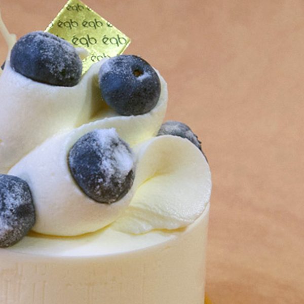 ブルーベリーのレアチーズ